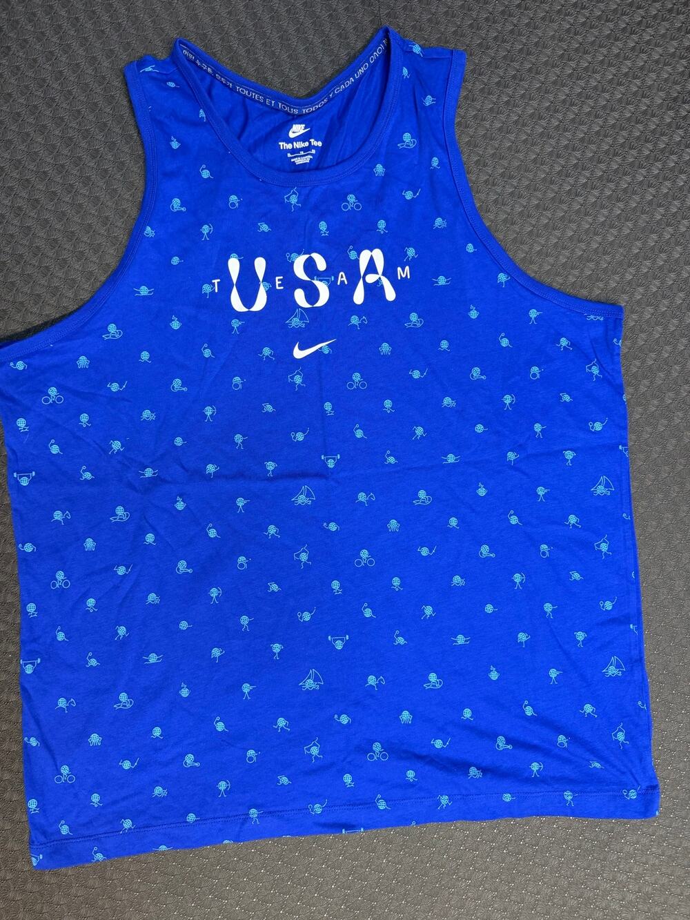 Nike Team USA team Muscle Tank Top Men's Shirt FN0879-417 size XL